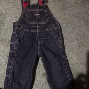 Children's Dark Denim Overalls